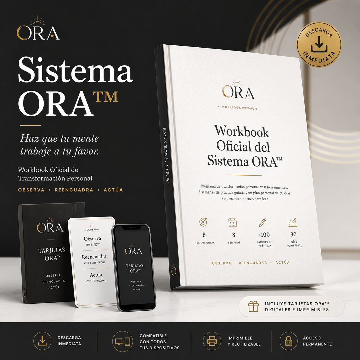 Sistema ORA™ | Workbook Oficial de Transformación Personal